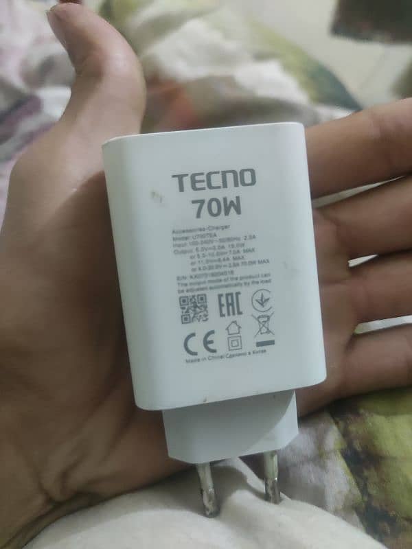 Tecno 70 wad charger 1