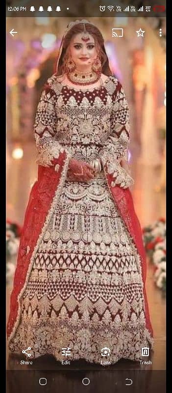 bridal heavy lehnga 0