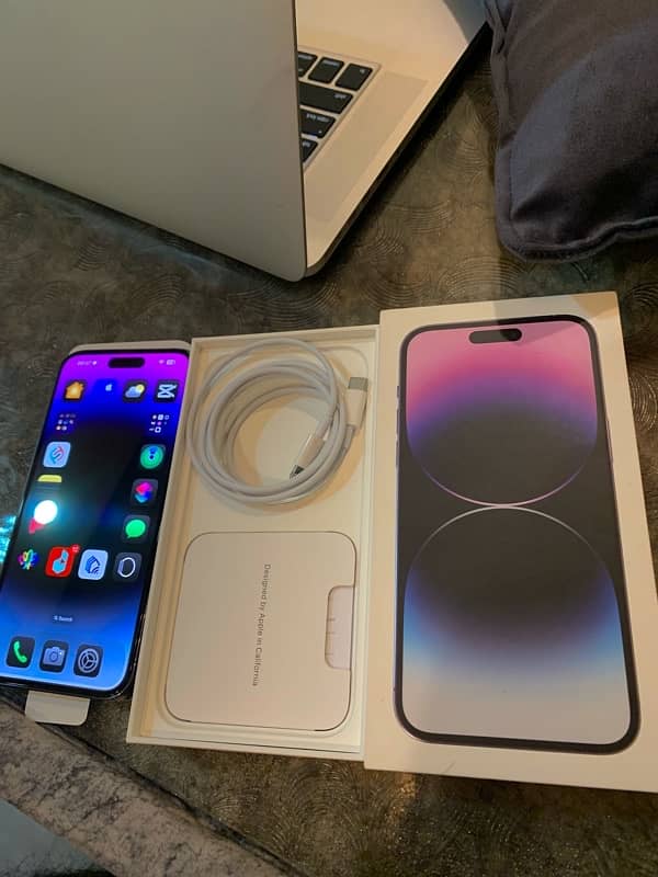 IPhone 14 Pro Max (JV)  LLA model (256gb) With box and all accessories 1