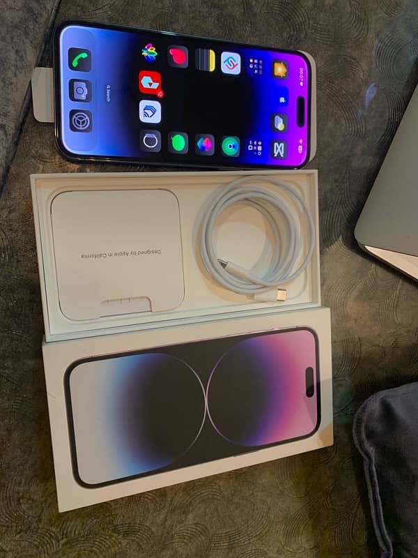 IPhone 14 Pro Max (JV)  LLA model (256gb) With box and all accessories 7