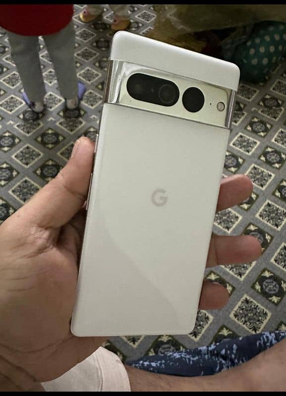 Google pixel 7pro official approved single Sim 12/256 2