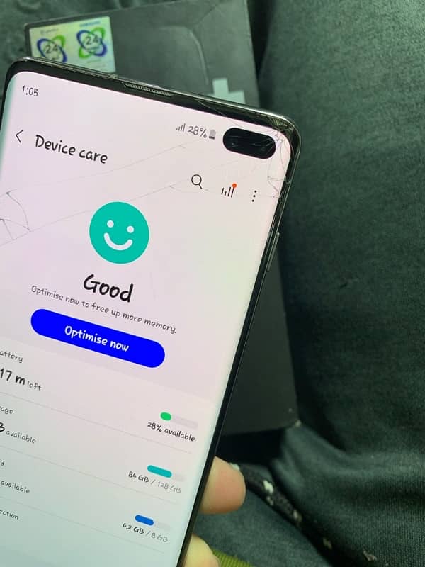 Samsung S10Plus 8/128 PTA Approved All okay with Box 3