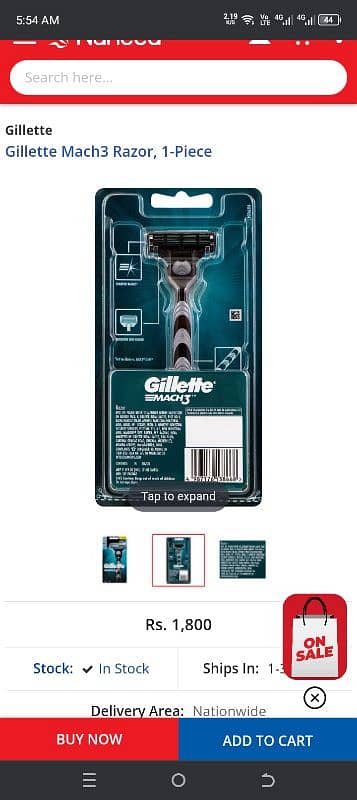 gillet mech 3 razors 1