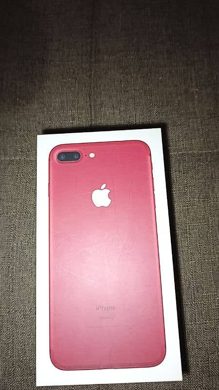 Iphone 7 plus red color used non pta 0