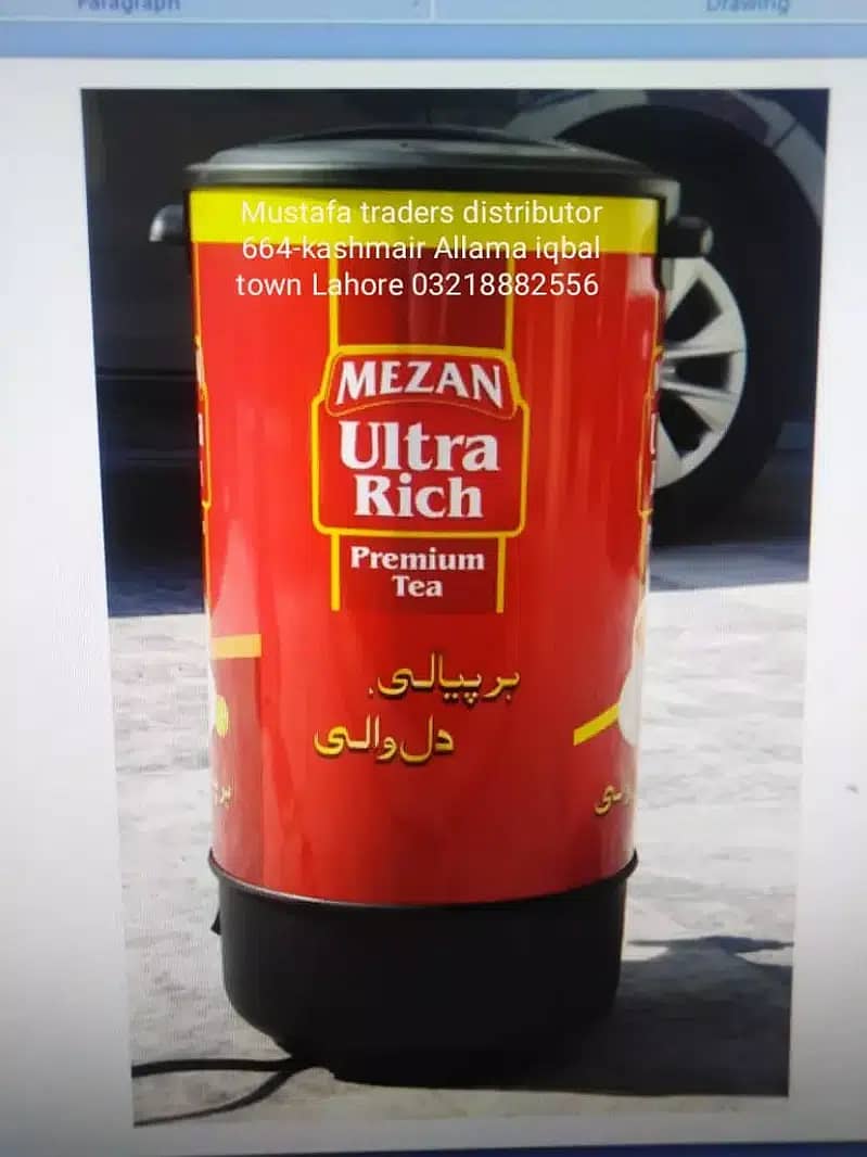 Tea water Boiler (Lipton, tapal, vital Mezan)brand for tea in Pakista 7