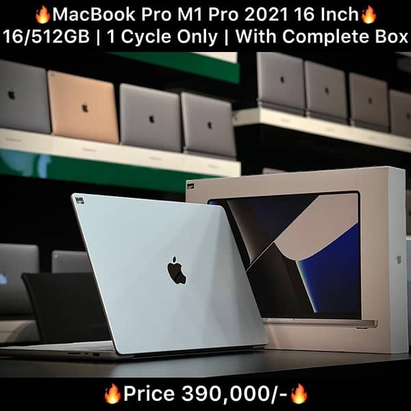 Macbook Pro M1 Pro 16 inch 16GB 512GB 2021 With Complete Box 0