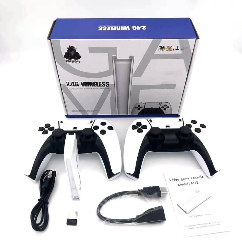 M15 Video Game Stick 4K 64G 20000+ Retro Games 5 2