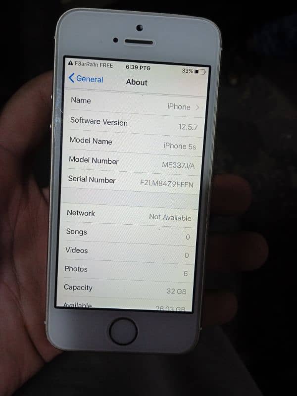 iPhone 5s total original 32gb finger ok 1