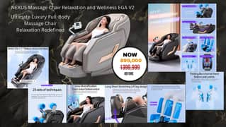 Massage chair Luxury Full-Body Massage Chair Relaxation and Wellness