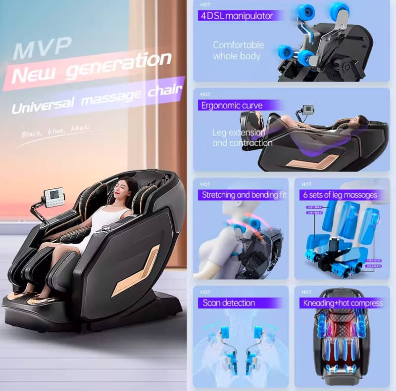 Massage chair Luxury Full-Body Massage Chair Relaxation and Wellness 5