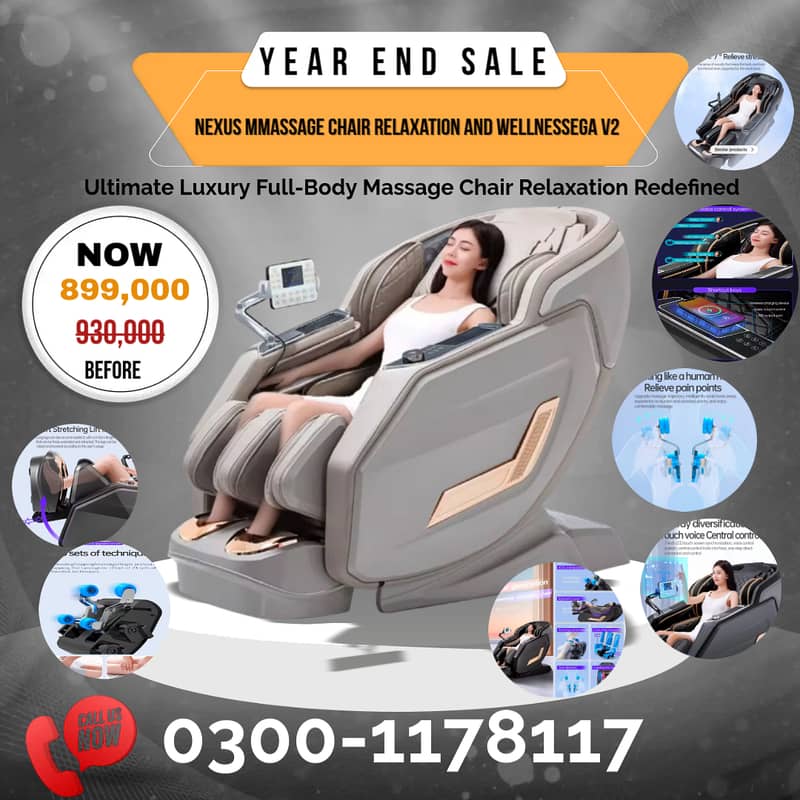 Massage chair Luxury Full-Body Massage Chair Relaxation and Wellness 18