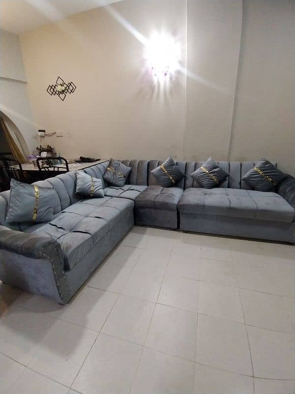 New L shape 6 seater sofa for sale 0