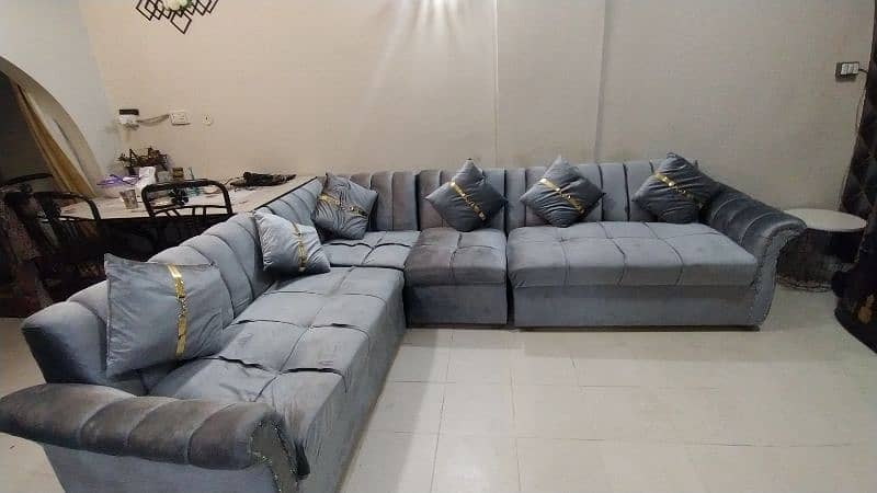 New L shape 6 seater sofa for sale 2