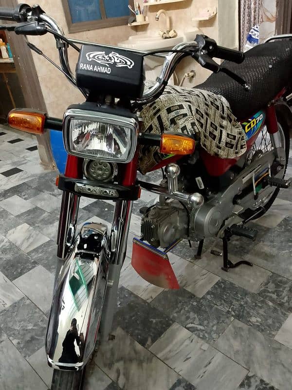 Honda CD 70 Model 2024 urgent for sale 13