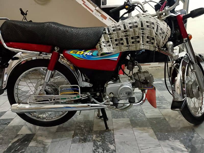 Honda CD 70 Model 2024 urgent for sale 14