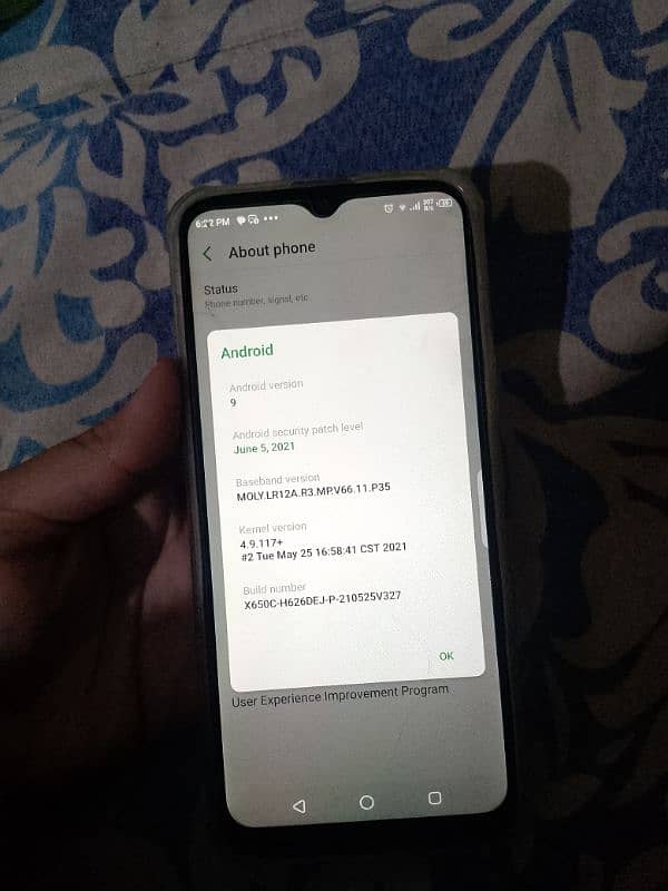 Infinix hot 8 X650C 0