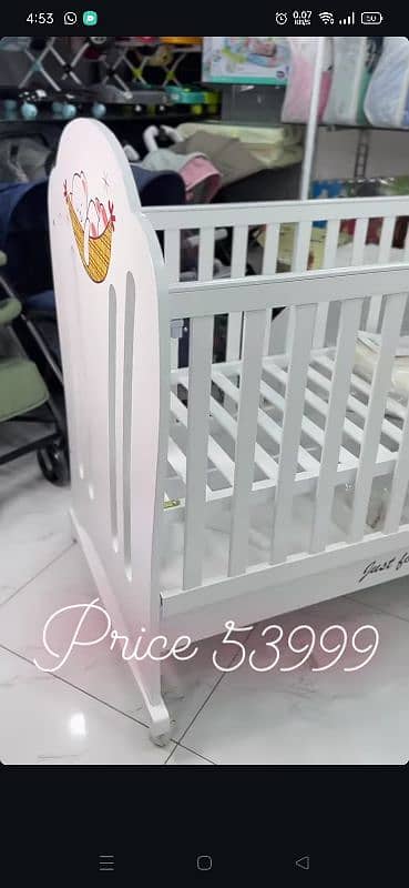 baby cot with rocker 0