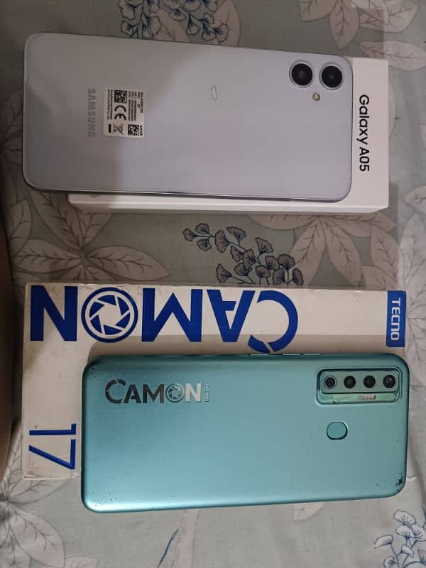 Samsung a05 / Tecno cammon 17 0