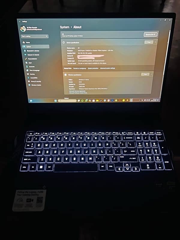 HP Victus Ryzen 5 8645HS RTX 4050 Gaming laptop 5