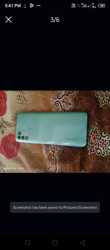 infinix hot 10 play with box condition 10,10 1