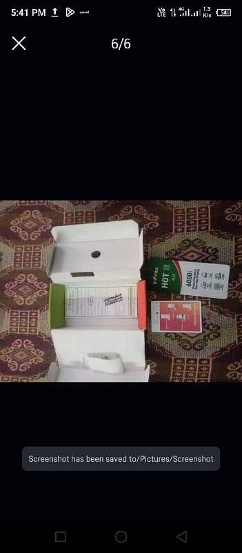 infinix hot 10 play with box condition 10,10 3