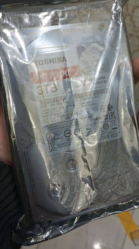 Toshiba 3TB SATA Hard Drive Available For Sale 0