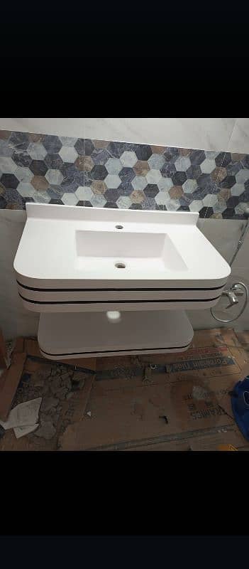 Vanity, Tile Vanity, Kitchen Top, Reception Counter, BankConter 6