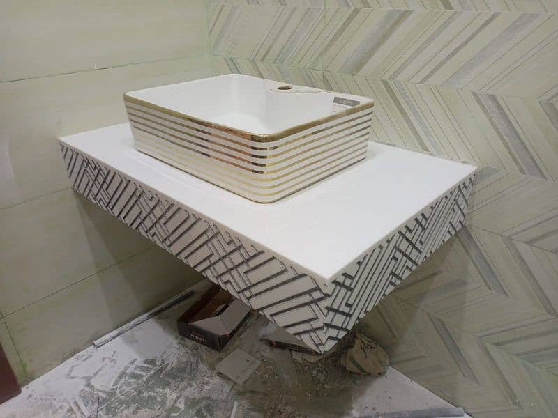 Vanity, Tile Vanity, Kitchen Top, Reception Counter, BankConter 7