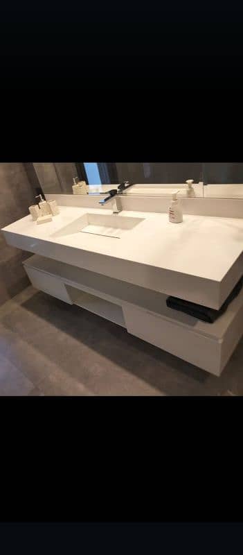 Vanity, Tile Vanity, Kitchen Top, Reception Counter, BankConter 10