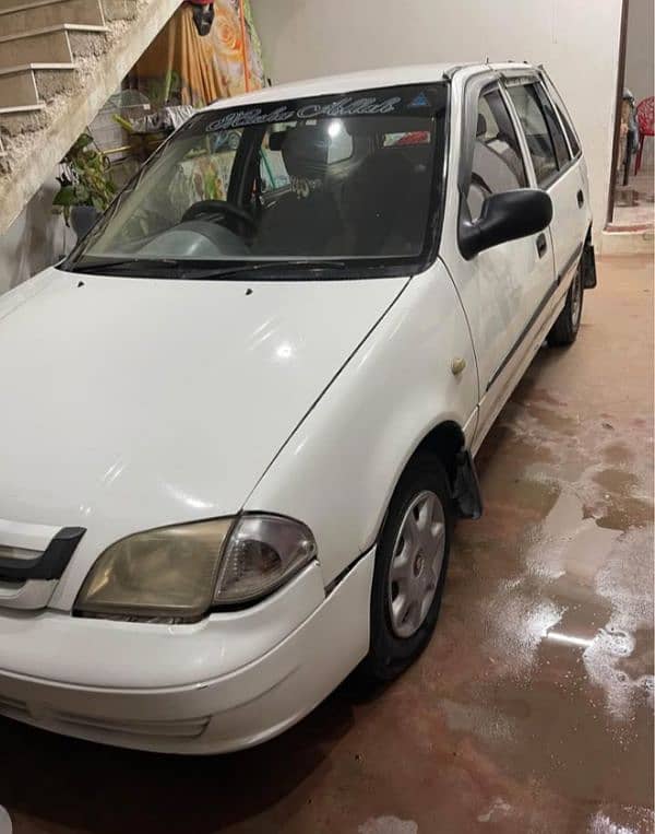 My Suzuki Cultus home used car. urgent sale. contact: 03182052593. 1