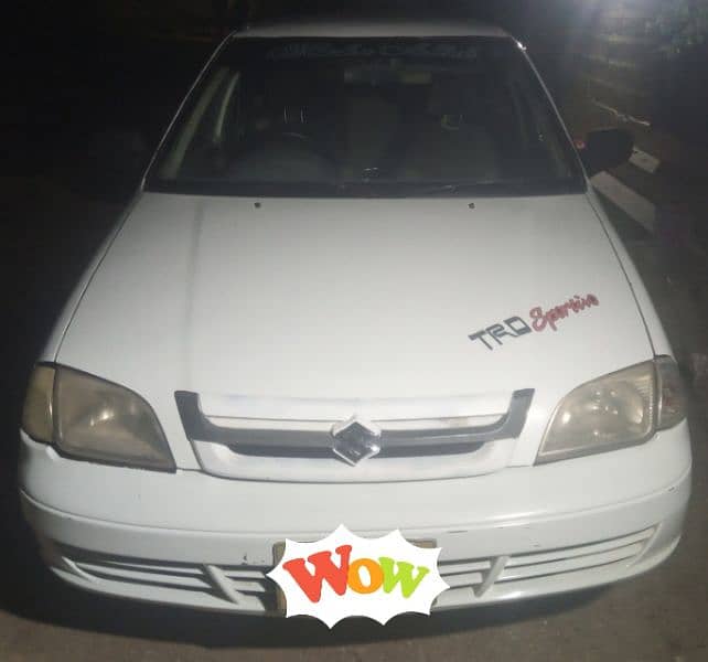 My Suzuki Cultus home used car. urgent sale. contact: 03182052593. 2