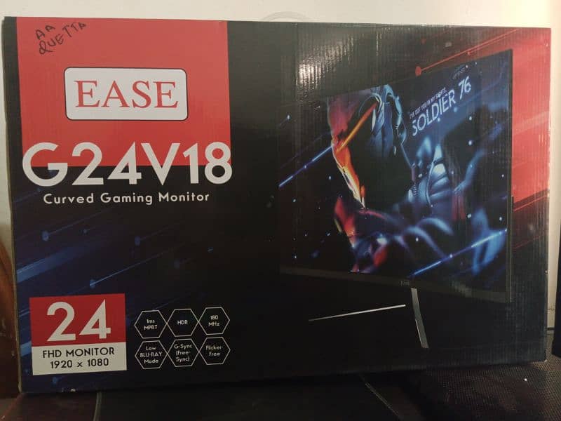 180Hz Curved Ease G24V18 Gaming Monitor 2