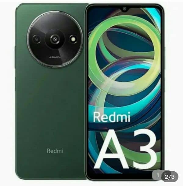 Redmi A3 new and best condition 1