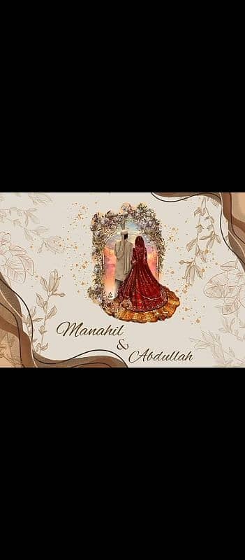 Animated wedding cards video 1