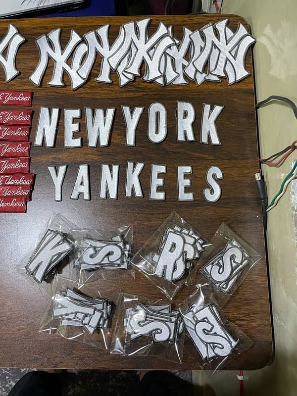 yankees jecket embroidery patch 4