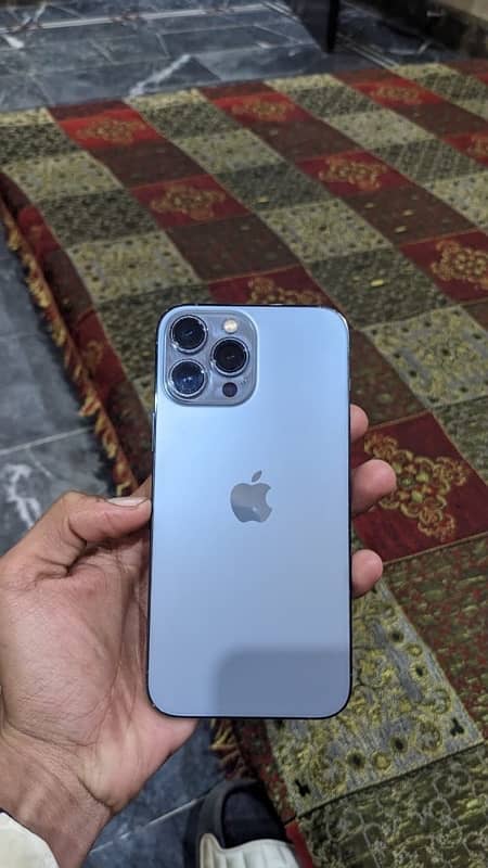 iphone 13 promax 256 gb blue physical nd E PTA approved 0