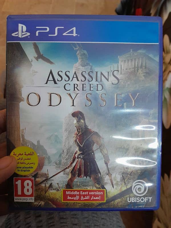 WATCHDOGS 2 AND ASSASSIN CREED ODYSSEY PS4 4