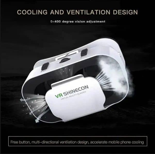 G05 3D VR SHINECON Glasses Headset Headmounted Virtual Reality 5