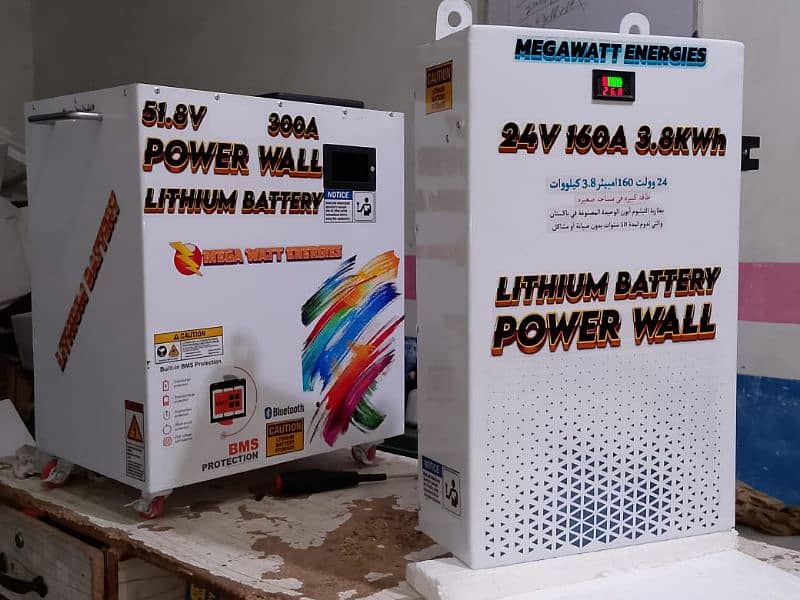 lithium battery 24v 160ah 3.8kw 0