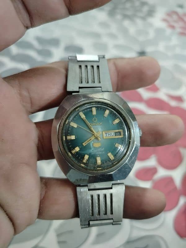 Antique Omax Swiss  vintage watch Seiko 5 citizen Rolex orient Rado 0