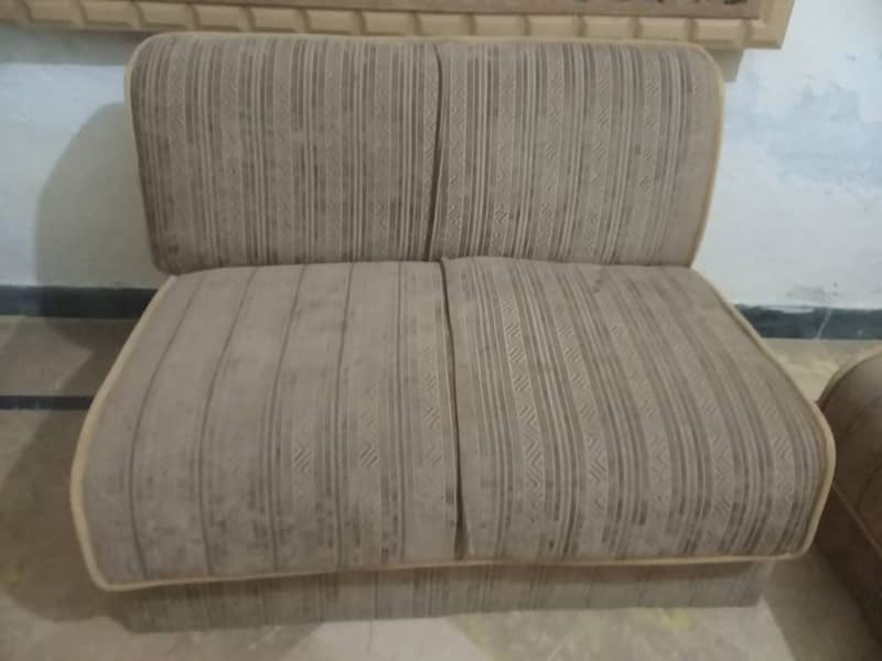 Sofaa 2 seater(2) and 1 Sofa one side arm design 3