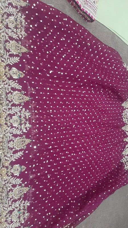 shocking pink lehnga choli 2