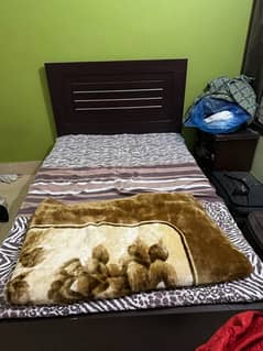 Single Bed with Mattress - Like New Condition