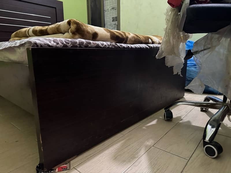 Single Bed with Mattress - Like New Condition 2