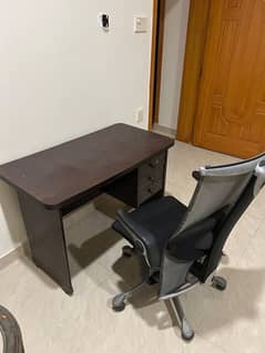 Office table and chairs for sale