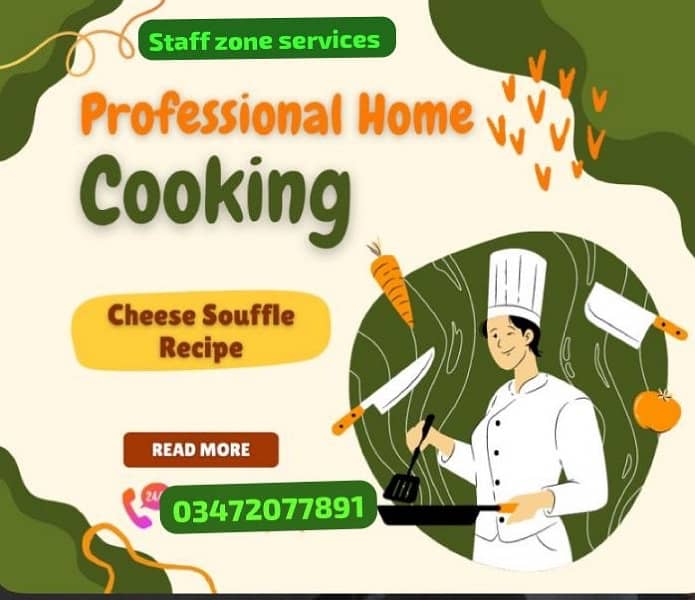 Trusted Cook, Chef, and Kitchen Staff for Your Home Needs/Best Cooks 0