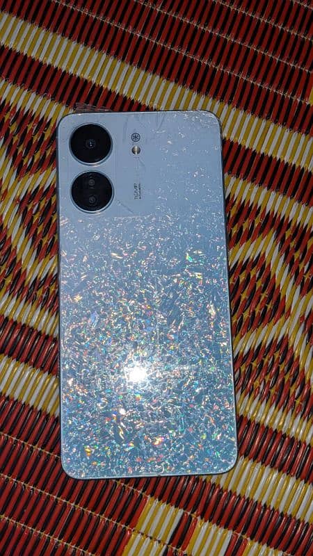 REDMI 13c GLACIER WHITE COLOUR 0