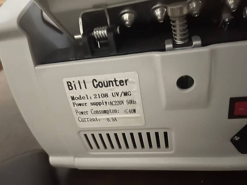 Bill counter machine Model 2108 UV/MG 1