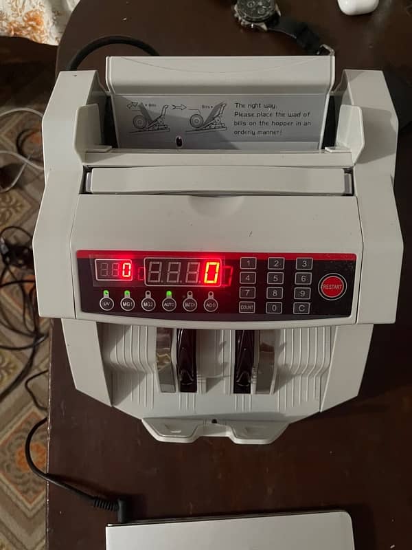 Bill counter machine Model 2108 UV/MG 7