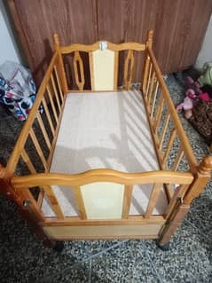 baby cot with swing and baby seat